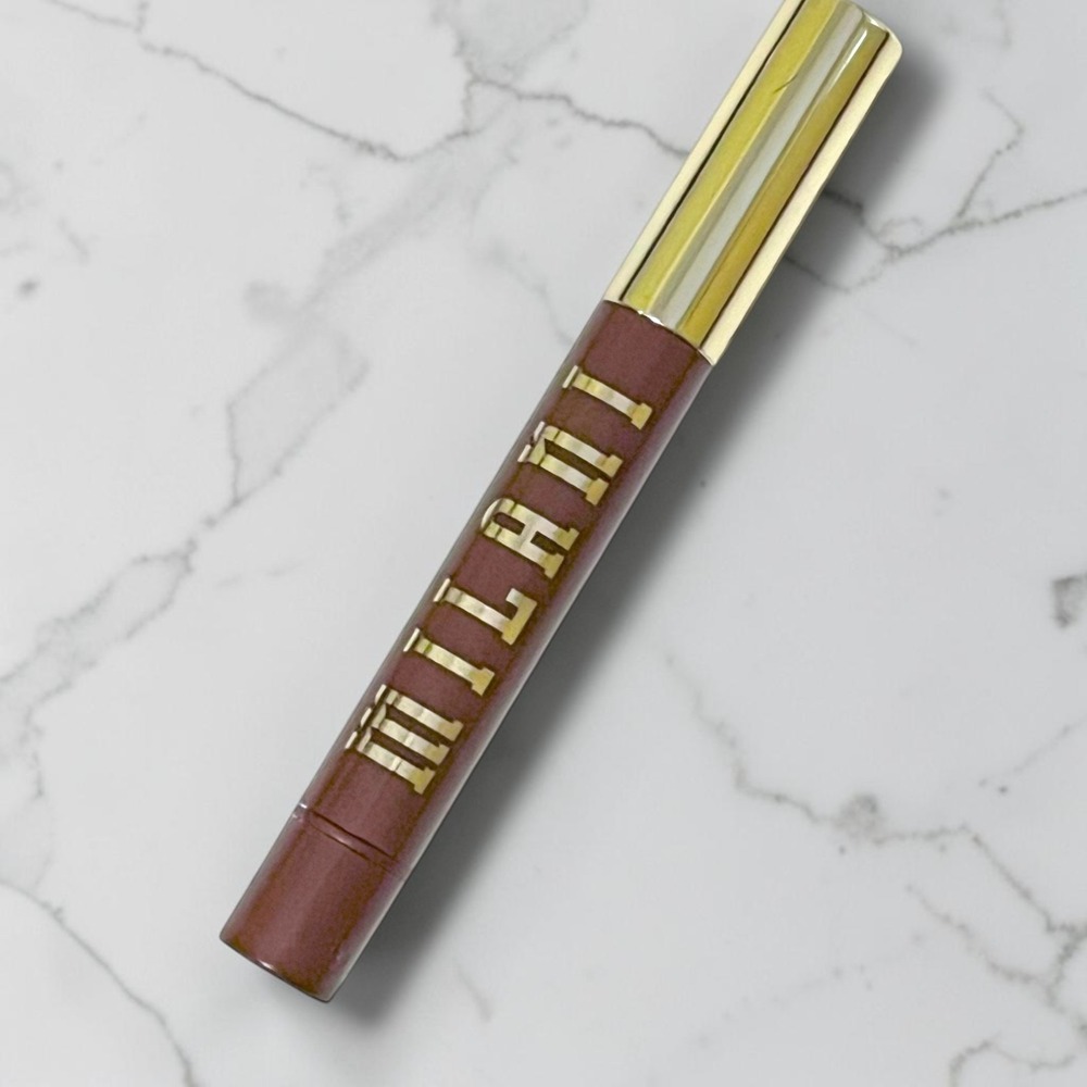 Milani Keep It Full Glossy Plumping Balm Lip Gloss 220 Truffle 0.07oz Deep Brown